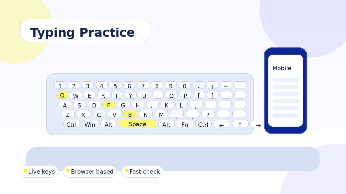 Keyboard Tester Game Style Practice for Faster Typing feature image